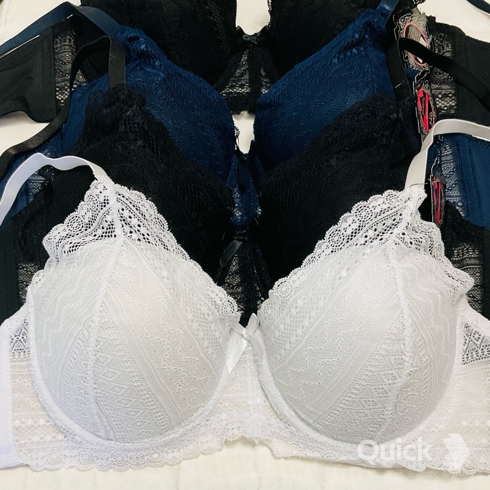 34D - NWT 4 pc Lace Contour Bras - Picture 2 of 9